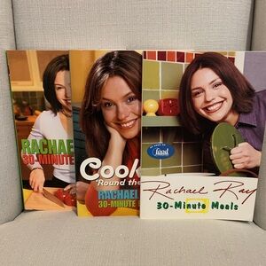 Rachael Ray Cookbook Trio - Green, Brown, Red Covers